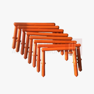 درج منهول - GALVANIZED STEEL CORE MANHOLE STEP WITH PP ORANGE COATED COLOR
