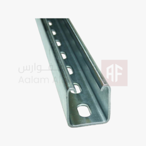 HDG SLOTTED C-CHANNEL 41*41mm 3 meter - شنل مجلفن